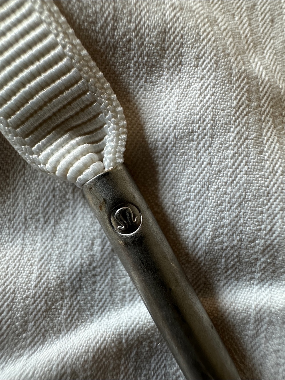 lululemon Studio / Dance Studio Lined Pants Cream Ribbed Cuff - Picture 9 of 10